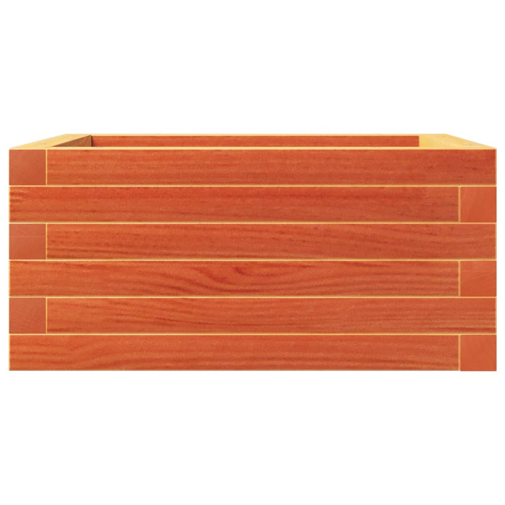 Sodo lovelis, vaško rudas, 50x50x23cm, pušies medienos masyvas Sodo lovelis, vaško rudas, 50x50x23cm, pušies medienos masyvas - Image 6
