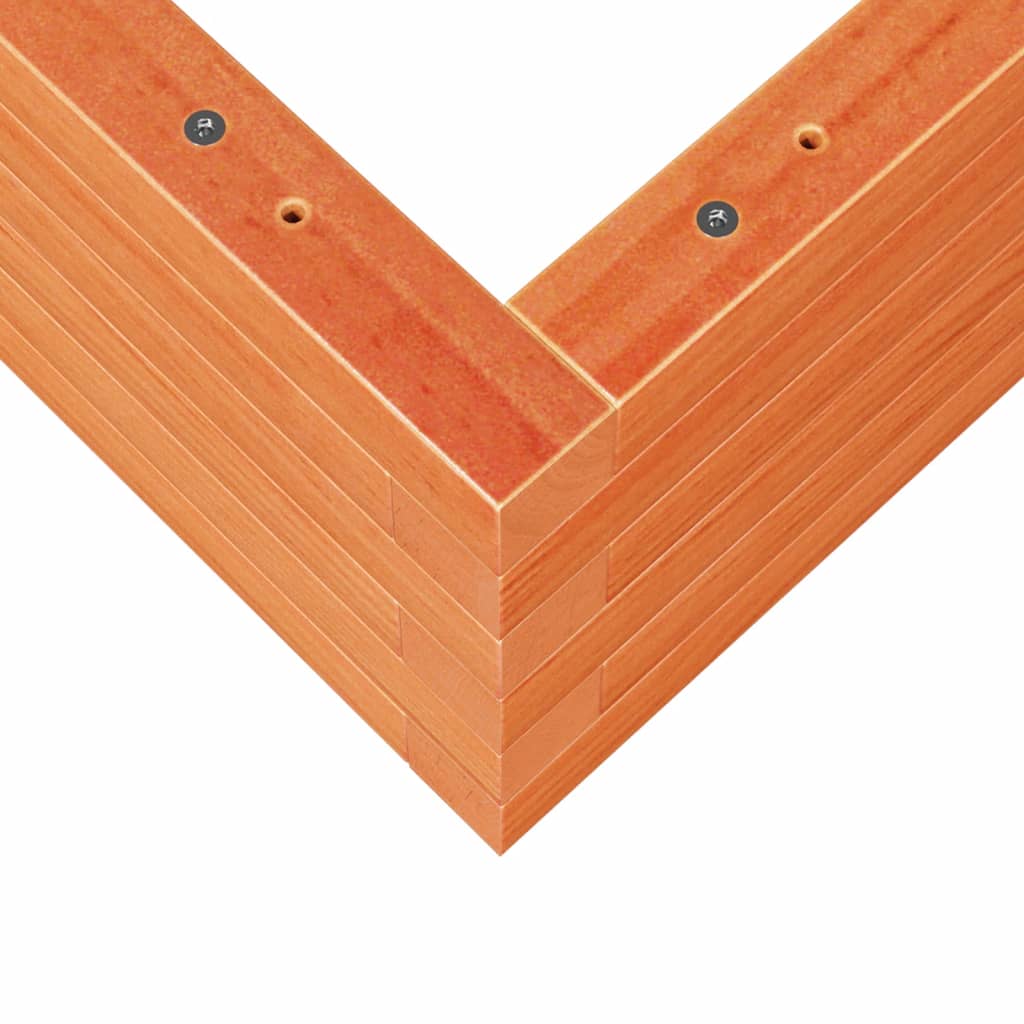Sodo lovelis, vaško rudas, 50x50x23cm, pušies medienos masyvas Sodo lovelis, vaško rudas, 50x50x23cm, pušies medienos masyvas - Image 8