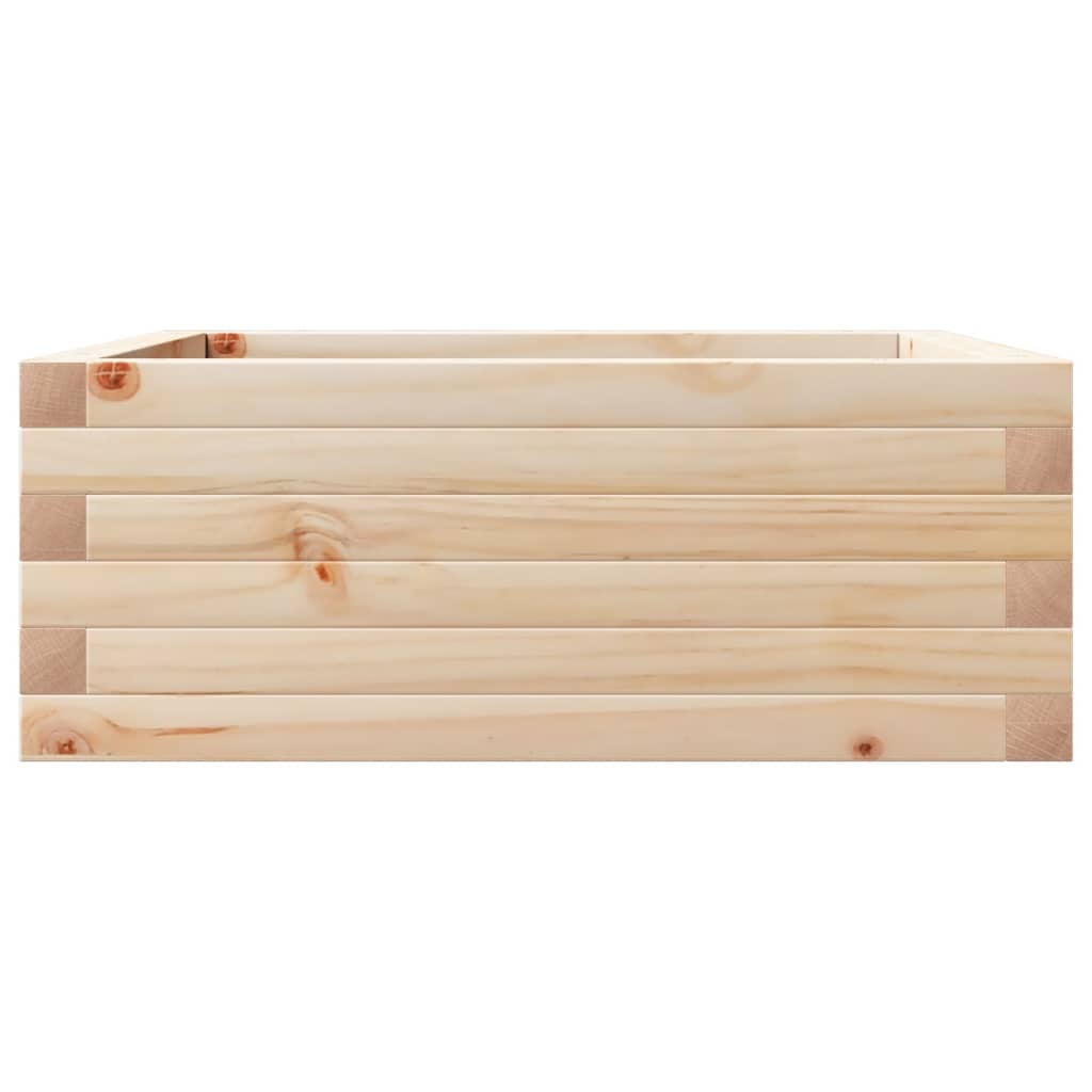 Sodo lovelis, 60x60x23cm, pušies medienos masyvas Sodo lovelis, 60x60x23cm, pušies medienos masyvas - Image 5