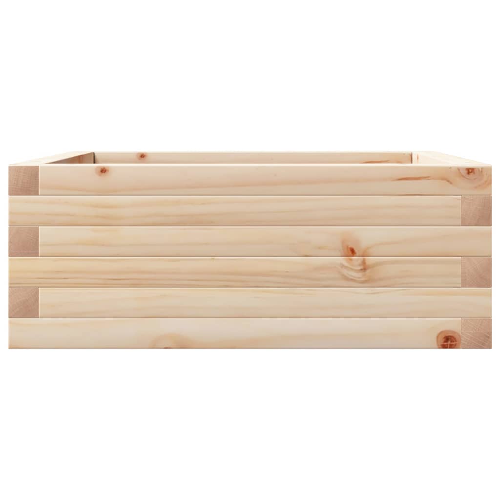 Sodo lovelis, 60x60x23cm, pušies medienos masyvas Sodo lovelis, 60x60x23cm, pušies medienos masyvas - Image 6