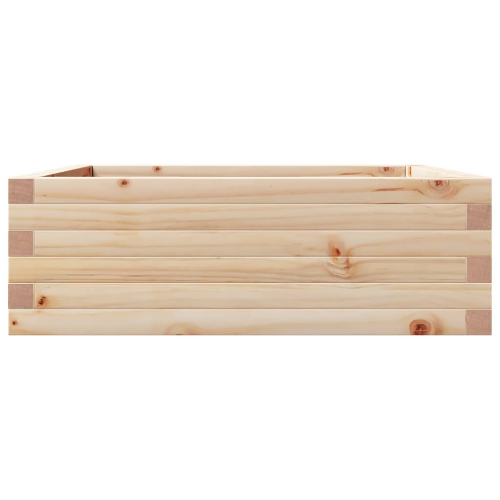 Sodo lovelis, 70x70x23cm, pušies medienos masyvas Sodo lovelis, 70x70x23cm, pušies medienos masyvas - Image 6