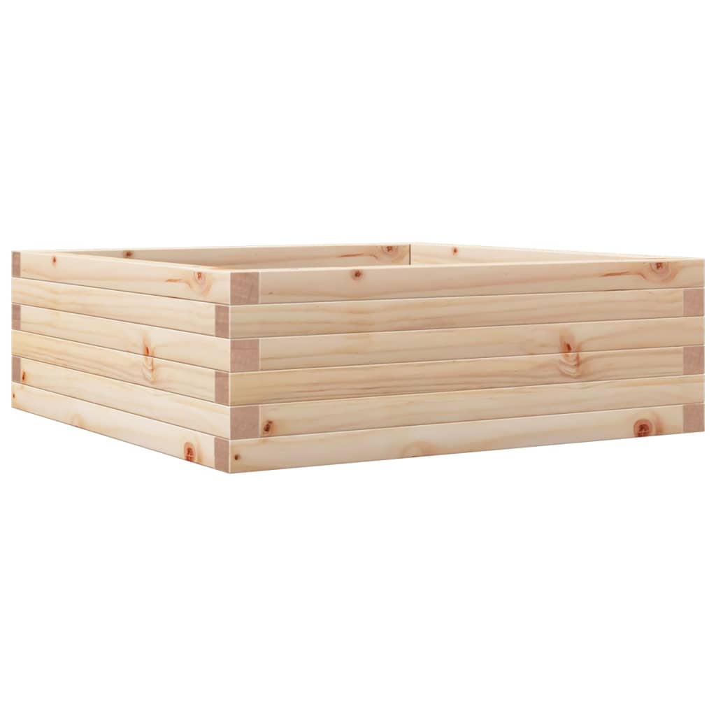 Sodo lovelis, 70x70x23cm, pušies medienos masyvas Sodo lovelis, 70x70x23cm, pušies medienos masyvas - Image 7