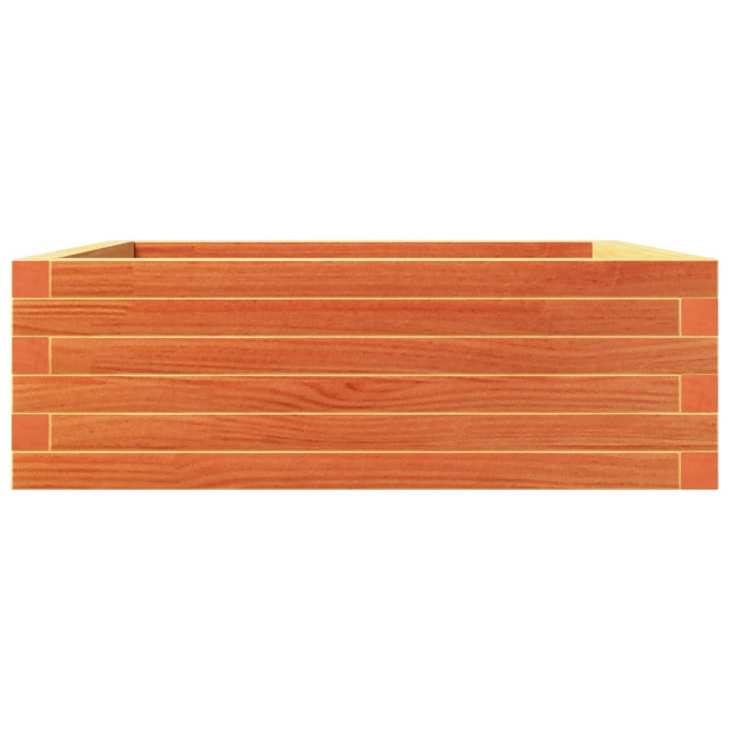 Sodo lovelis, vaško rudas, 70x70x23cm, pušies medienos masyvas Sodo lovelis, vaško rudas, 70x70x23cm, pušies medienos masyvas - Image 5