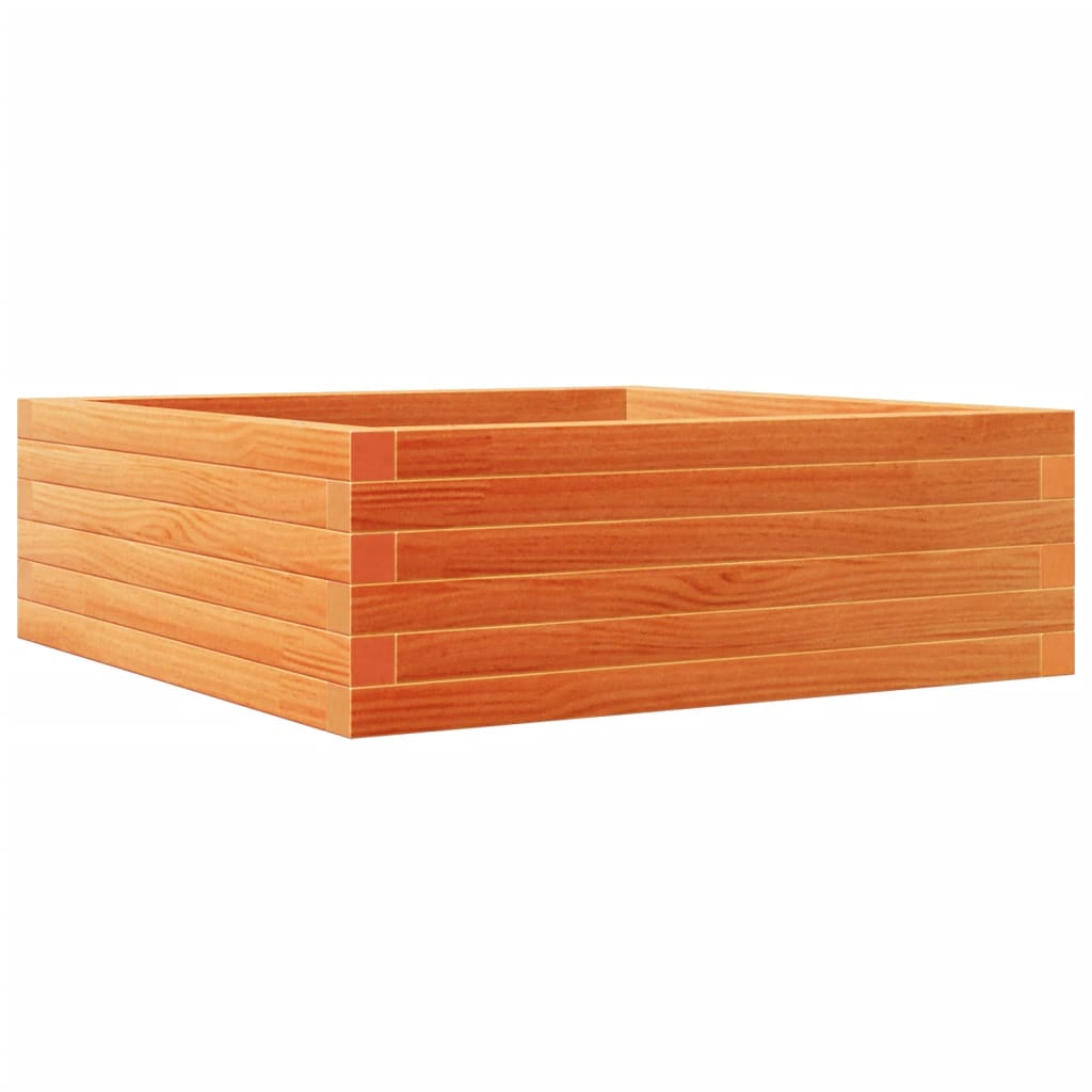 Sodo lovelis, vaško rudas, 70x70x23cm, pušies medienos masyvas Sodo lovelis, vaško rudas, 70x70x23cm, pušies medienos masyvas - Image 7