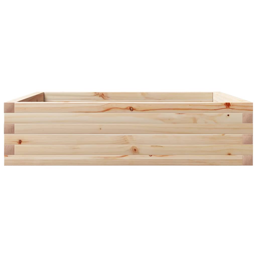 Sodo lovelis, 90x90x23cm, pušies medienos masyvas Sodo lovelis, 90x90x23cm, pušies medienos masyvas - Image 5
