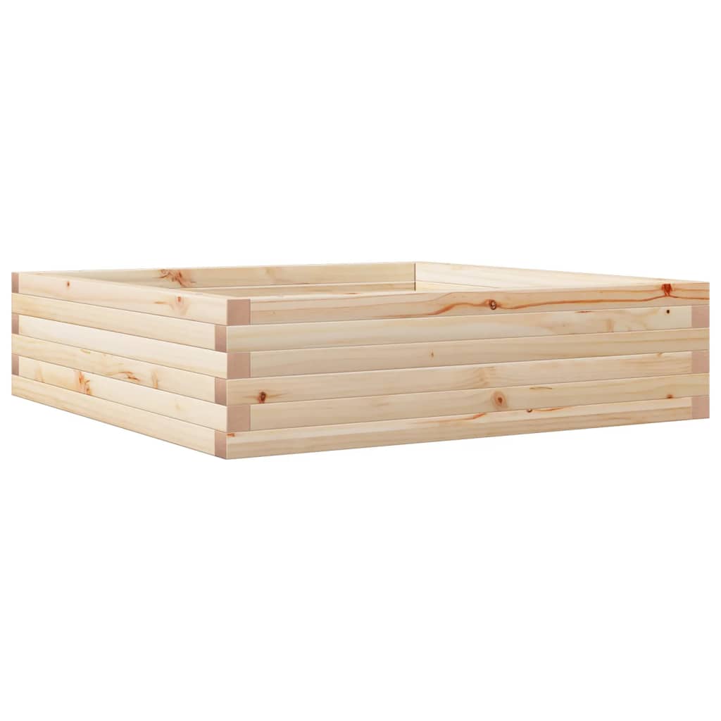 Sodo lovelis, 90x90x23cm, pušies medienos masyvas Sodo lovelis, 90x90x23cm, pušies medienos masyvas - Image 7