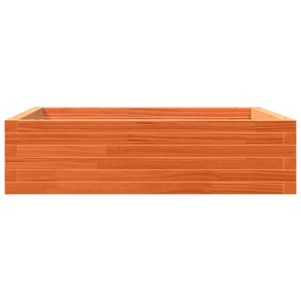 Sodo lovelis, vaško rudas, 90x90x23cm, pušies medienos masyvas Sodo lovelis, vaško rudas, 90x90x23cm, pušies medienos masyvas - Image 5