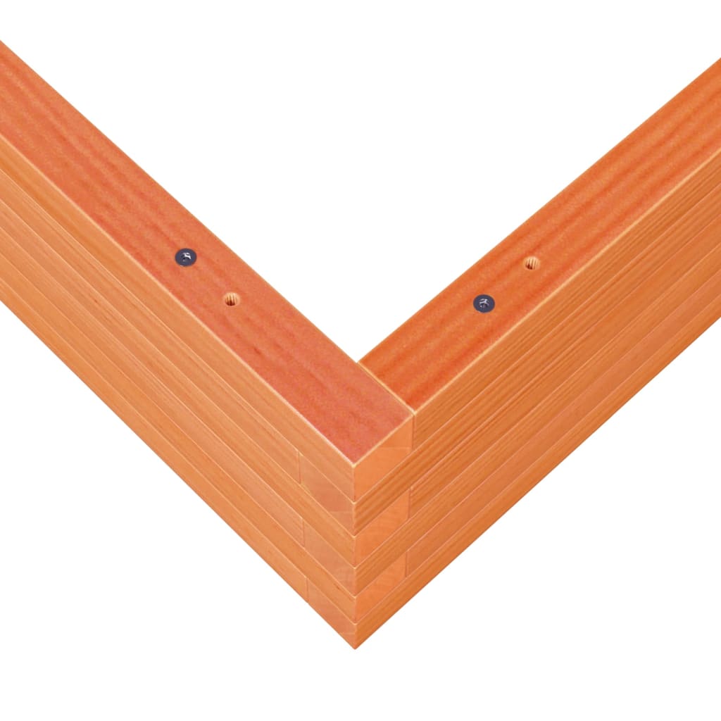 Sodo lovelis, vaško rudas, 90x90x23cm, pušies medienos masyvas Sodo lovelis, vaško rudas, 90x90x23cm, pušies medienos masyvas - Image 8