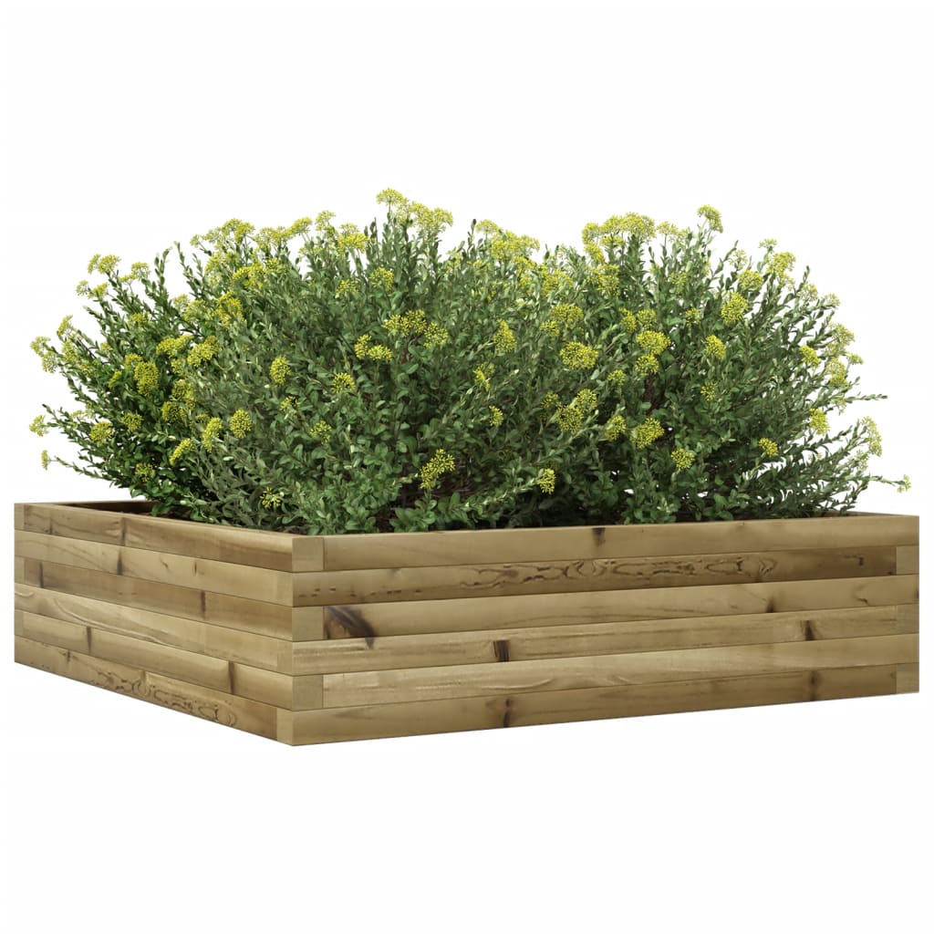Sodo lovelis, 90x90x23cm, impregnuota pušies mediena Sodo lovelis, 90x90x23cm, impregnuota pušies mediena - Image 4