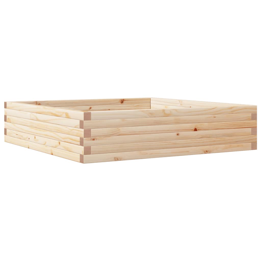 Sodo lovelis, 100x100x23cm, pušies medienos masyvas Sodo lovelis, 100x100x23cm, pušies medienos masyvas - Image 7
