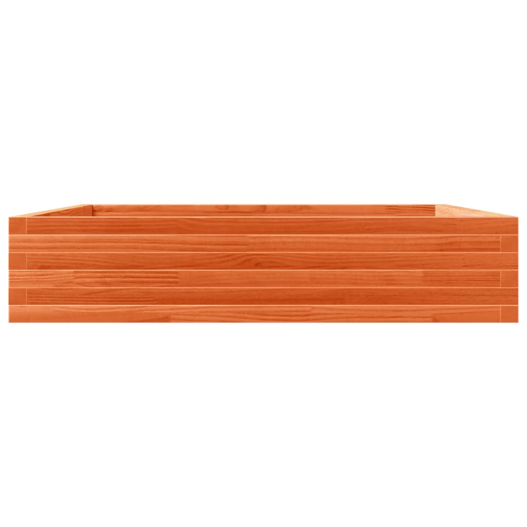 Sodo lovelis, vaško rudas, 110x110x23cm, pušies masyvas Sodo lovelis, vaško rudas, 110x110x23cm, pušies masyvas - Image 5