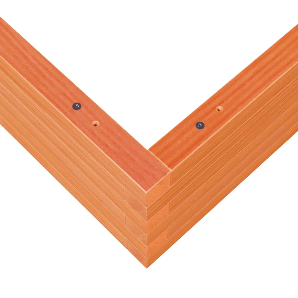 Sodo lovelis, vaško rudas, 110x110x23cm, pušies masyvas Sodo lovelis, vaško rudas, 110x110x23cm, pušies masyvas - Image 8