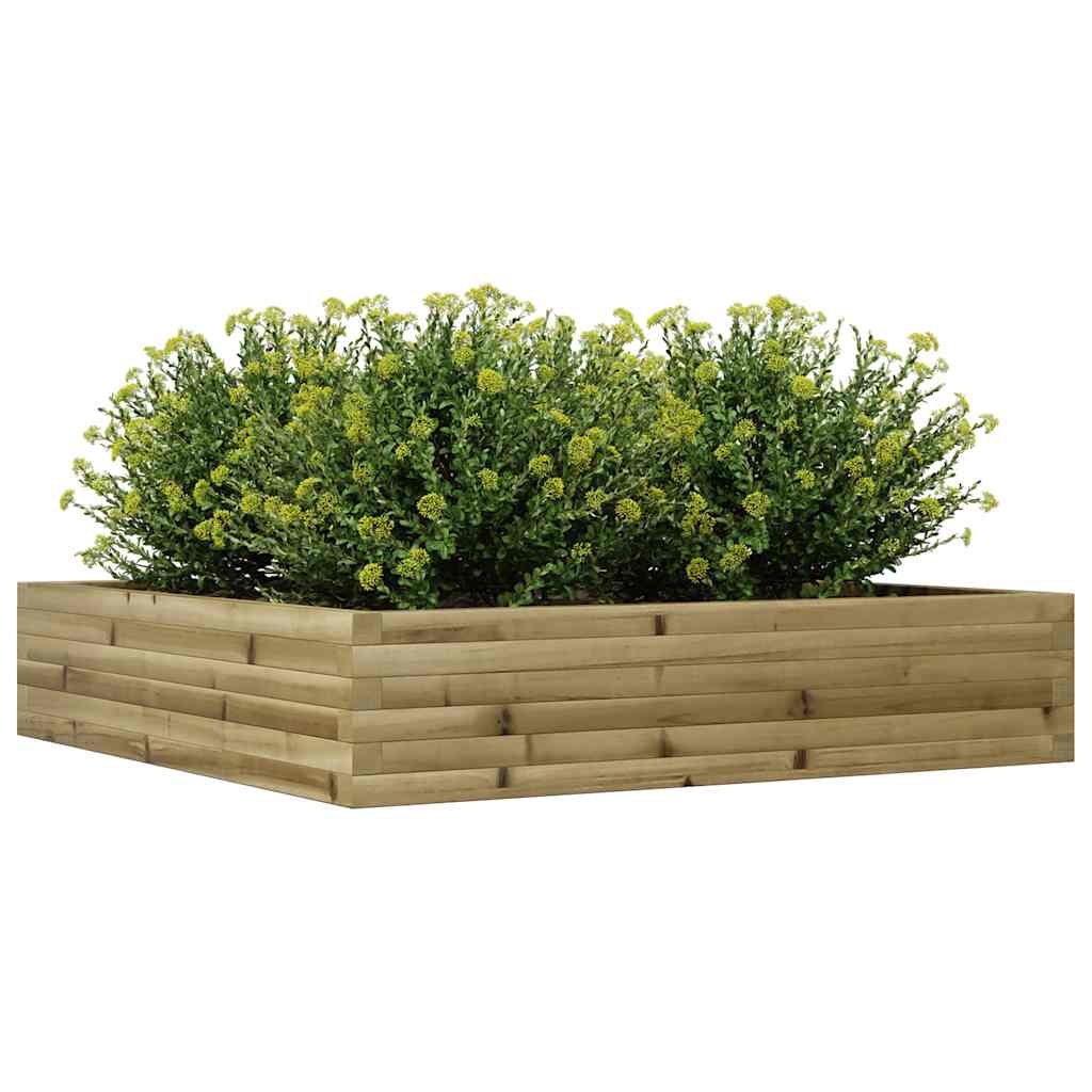 Sodo lovelis, 110x110x23cm, impregnuota pušies mediena Sodo lovelis, 110x110x23cm, impregnuota pušies mediena - Image 4