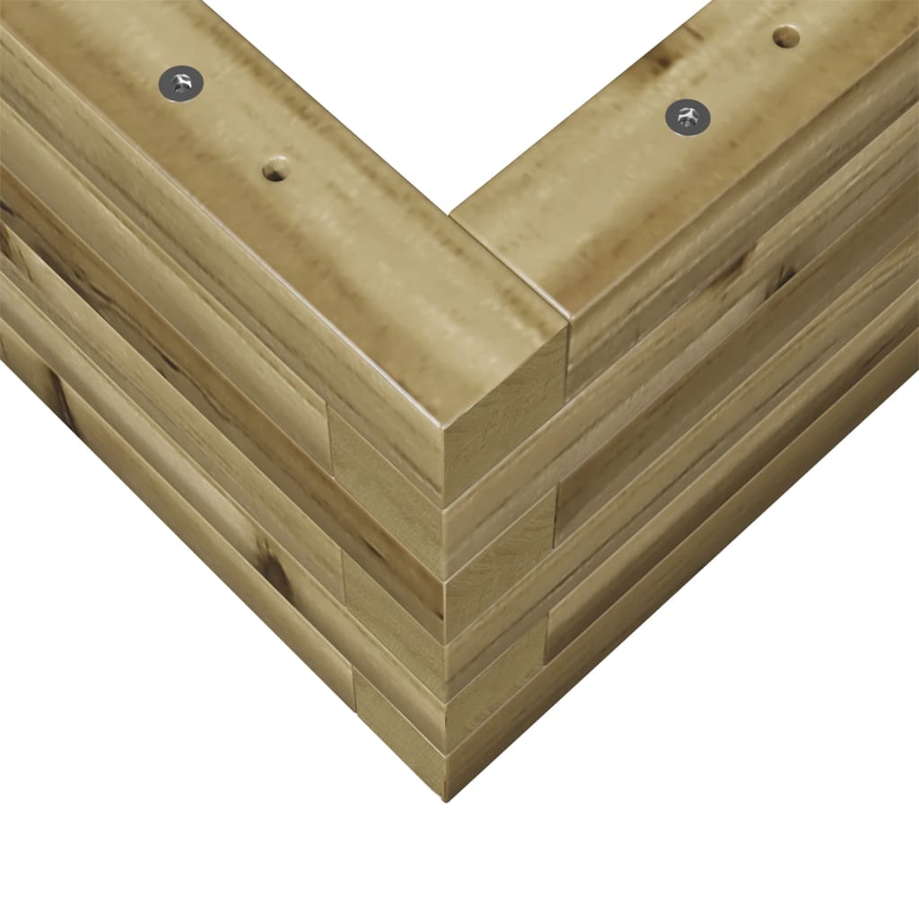 Sodo lovelis, 70x40x23cm, impregnuota pušies mediena Sodo lovelis, 70x40x23cm, impregnuota pušies mediena - Image 8