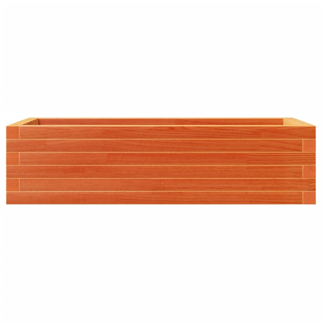 Sodo lovelis, vaško rudas, 90x40x23cm, pušies medienos masyvas Sodo lovelis, vaško rudas, 90x40x23cm, pušies medienos masyvas - Image 5
