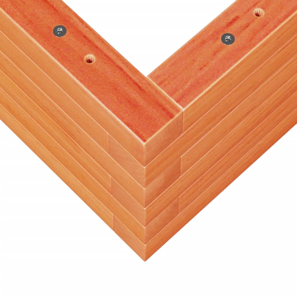 Sodo lovelis, vaško rudas, 110x60x23cm, pušies medienos masyvas Sodo lovelis, vaško rudas, 110x60x23cm, pušies medienos masyvas - Image 8