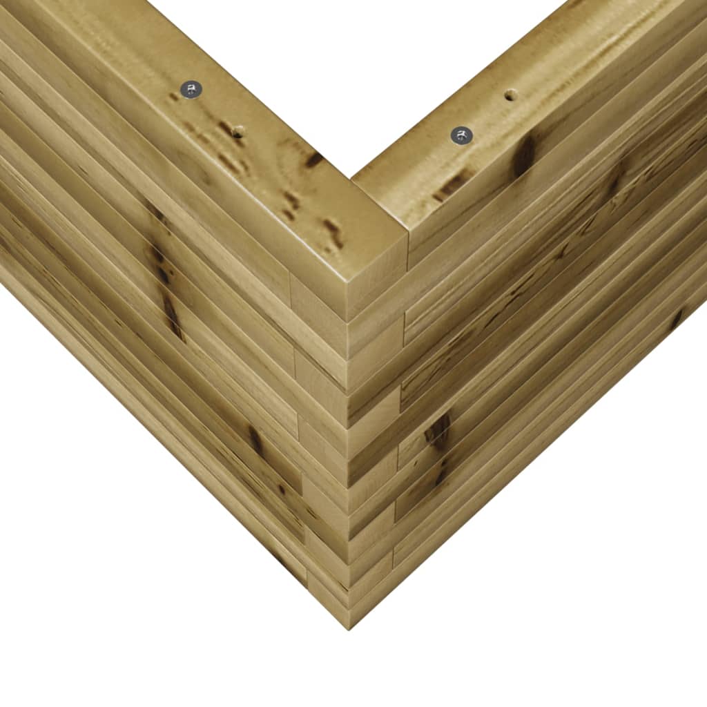 Sodo lovelis, 50x50x45,5cm, impregnuota pušies mediena Sodo lovelis, 50x50x45,5cm, impregnuota pušies mediena - Image 8