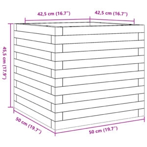 Sodo lovelis, 50x50x45,5cm, impregnuota pušies mediena