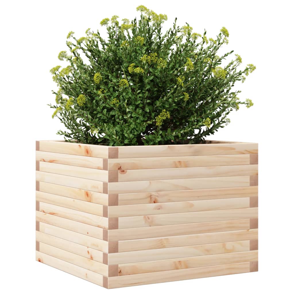 Sodo lovelis, 60x60x45,5cm, pušies medienos masyvas Sodo lovelis, 60x60x45,5cm, pušies medienos masyvas - Image 4