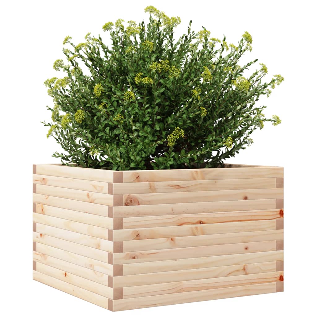 Sodo lovelis, 70x70x45,5cm, pušies medienos masyvas Sodo lovelis, 70x70x45,5cm, pušies medienos masyvas - Image 4