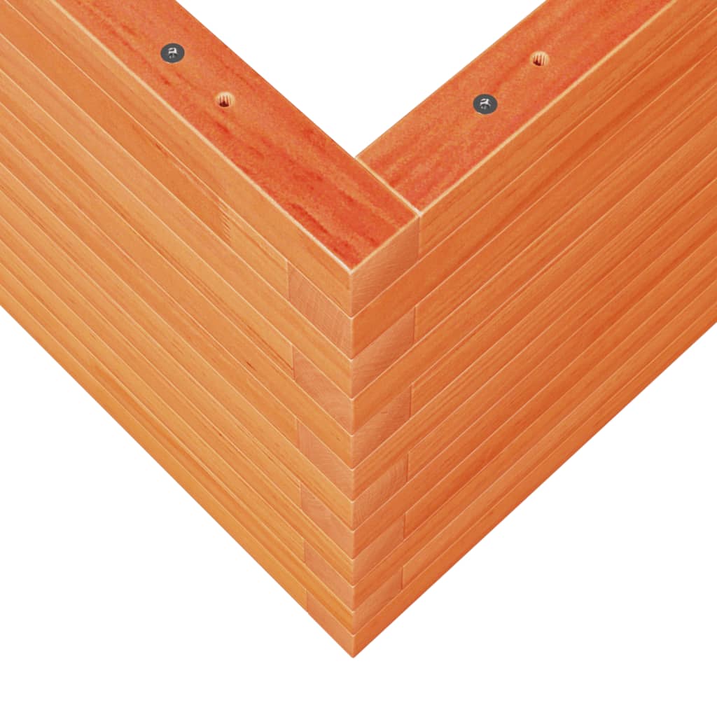 Sodo lovelis, vaško rudas, 70x70x45,5cm, pušies masyvas Sodo lovelis, vaško rudas, 70x70x45,5cm, pušies masyvas - Image 8