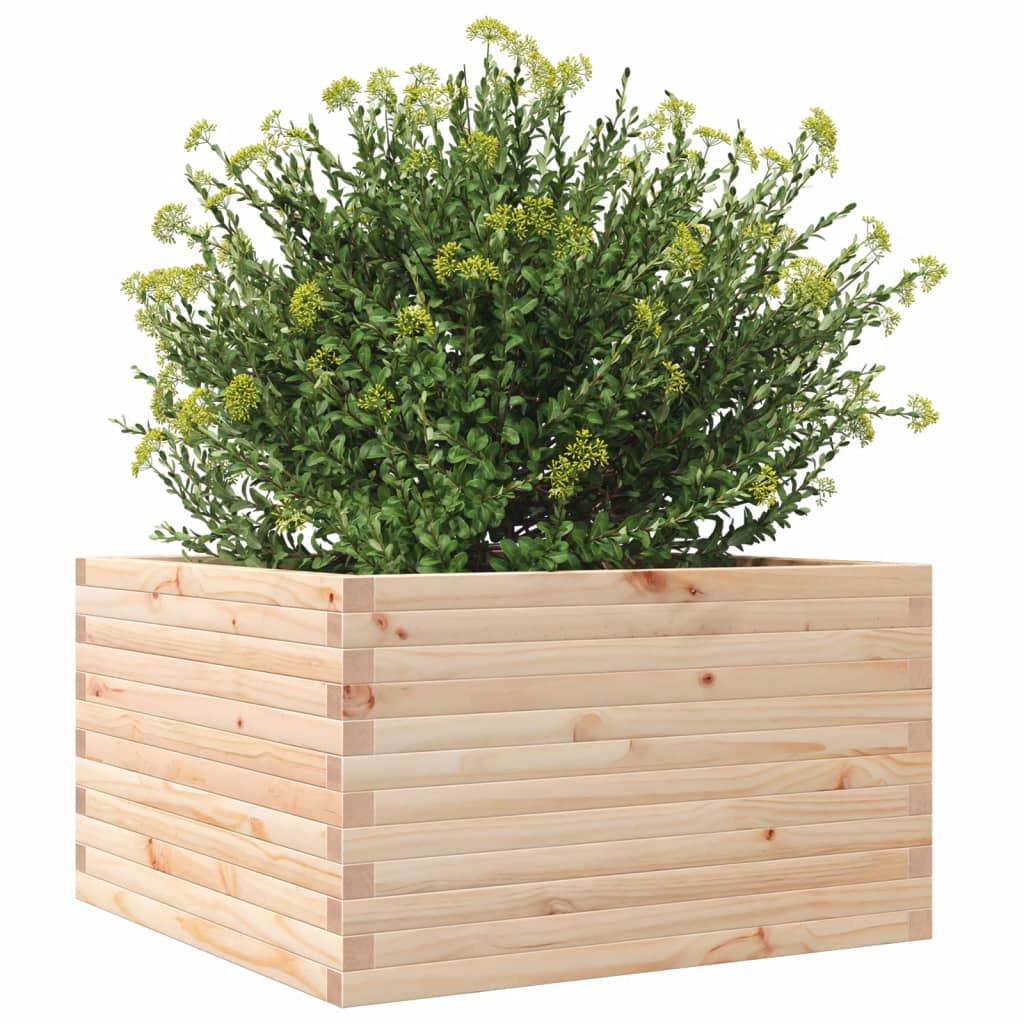 Sodo lovelis, 80x80x45,5cm, pušies medienos masyvas Sodo lovelis, 80x80x45,5cm, pušies medienos masyvas - Image 4