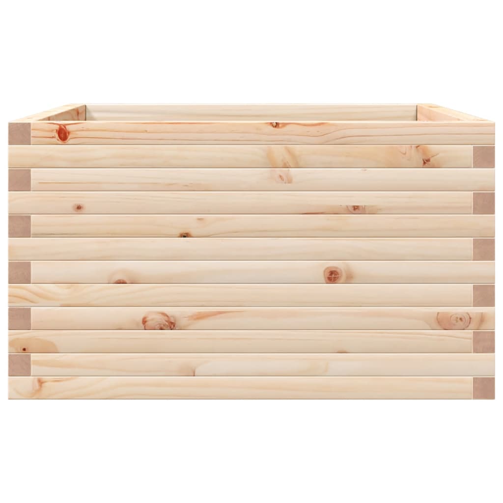 Sodo lovelis, 80x80x45,5cm, pušies medienos masyvas Sodo lovelis, 80x80x45,5cm, pušies medienos masyvas - Image 5