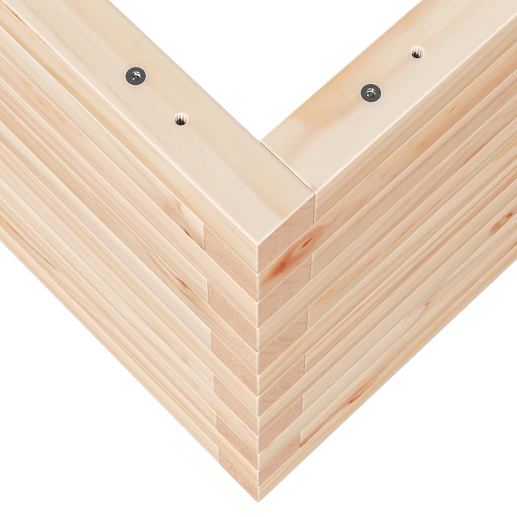 Sodo lovelis, 70x40x45,5cm, pušies medienos masyvas Sodo lovelis, 70x40x45,5cm, pušies medienos masyvas - Image 8