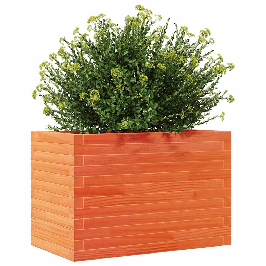 Sodo lovelis, vaško rudas, 70x40x45,5cm, pušies masyvas Sodo lovelis, vaško rudas, 70x40x45,5cm, pušies masyvas - Image 4