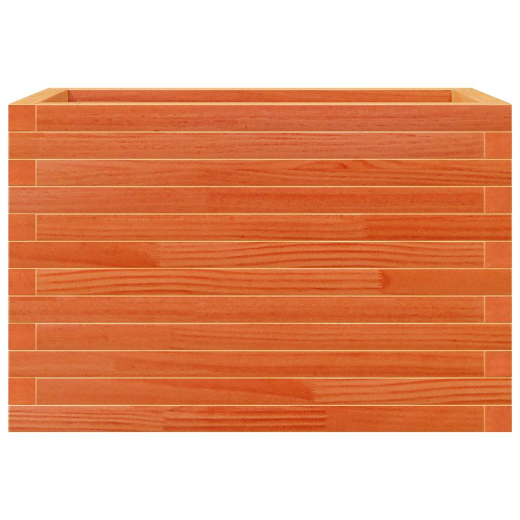 Sodo lovelis, vaško rudas, 70x40x45,5cm, pušies masyvas Sodo lovelis, vaško rudas, 70x40x45,5cm, pušies masyvas - Image 5