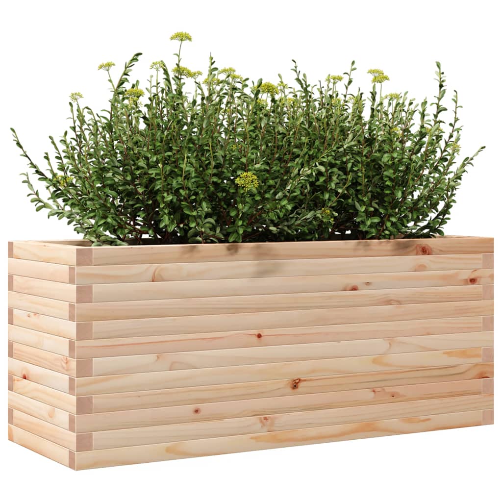 Sodo lovelis, 110x40x45,5cm, pušies medienos masyvas Sodo lovelis, 110x40x45,5cm, pušies medienos masyvas - Image 4