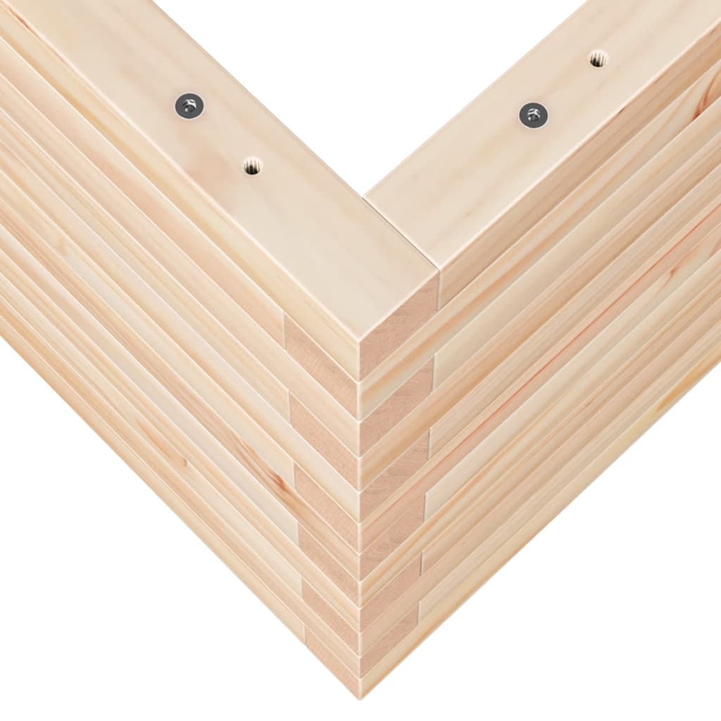 Sodo lovelis, 110x40x45,5cm, pušies medienos masyvas Sodo lovelis, 110x40x45,5cm, pušies medienos masyvas - Image 8