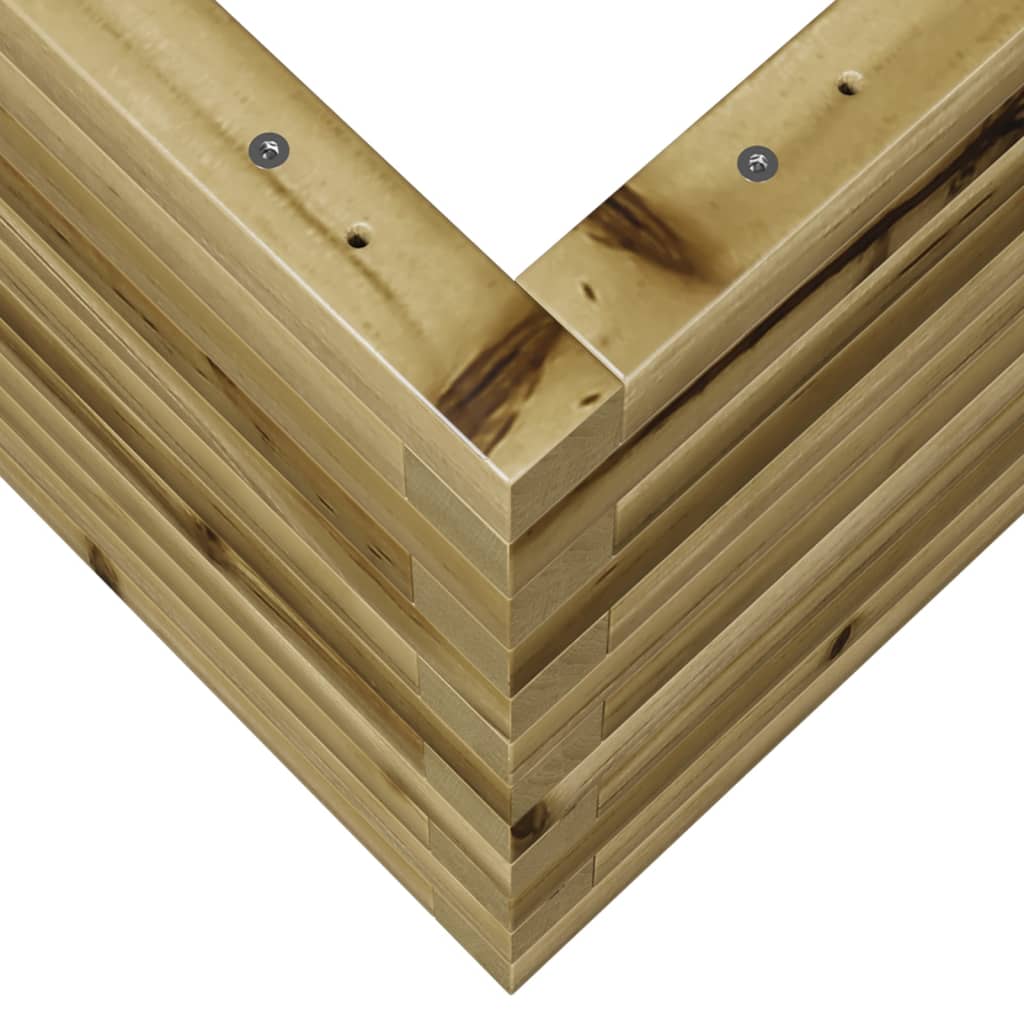 Sodo lovelis, 110x40x45,5cm, impregnuota pušies mediena Sodo lovelis, 110x40x45,5cm, impregnuota pušies mediena - Image 8