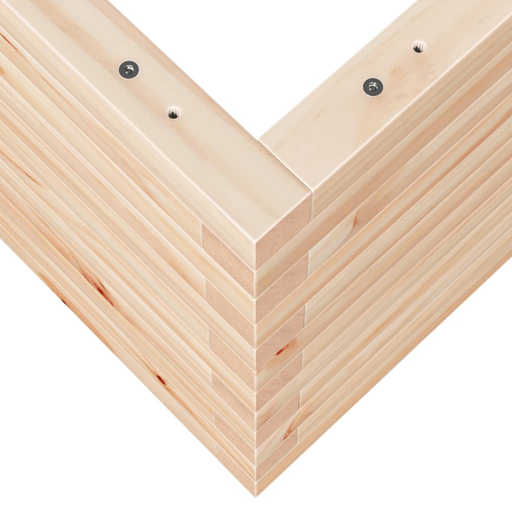 Sodo lovelis, 90x60x45,5cm, pušies medienos masyvas Sodo lovelis, 90x60x45,5cm, pušies medienos masyvas - Image 8