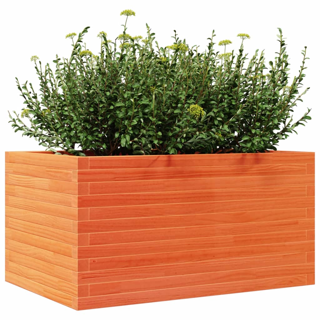 Sodo lovelis, vaško rudas, 90x60x45,5cm, pušies masyvas Sodo lovelis, vaško rudas, 90x60x45,5cm, pušies masyvas - Image 4