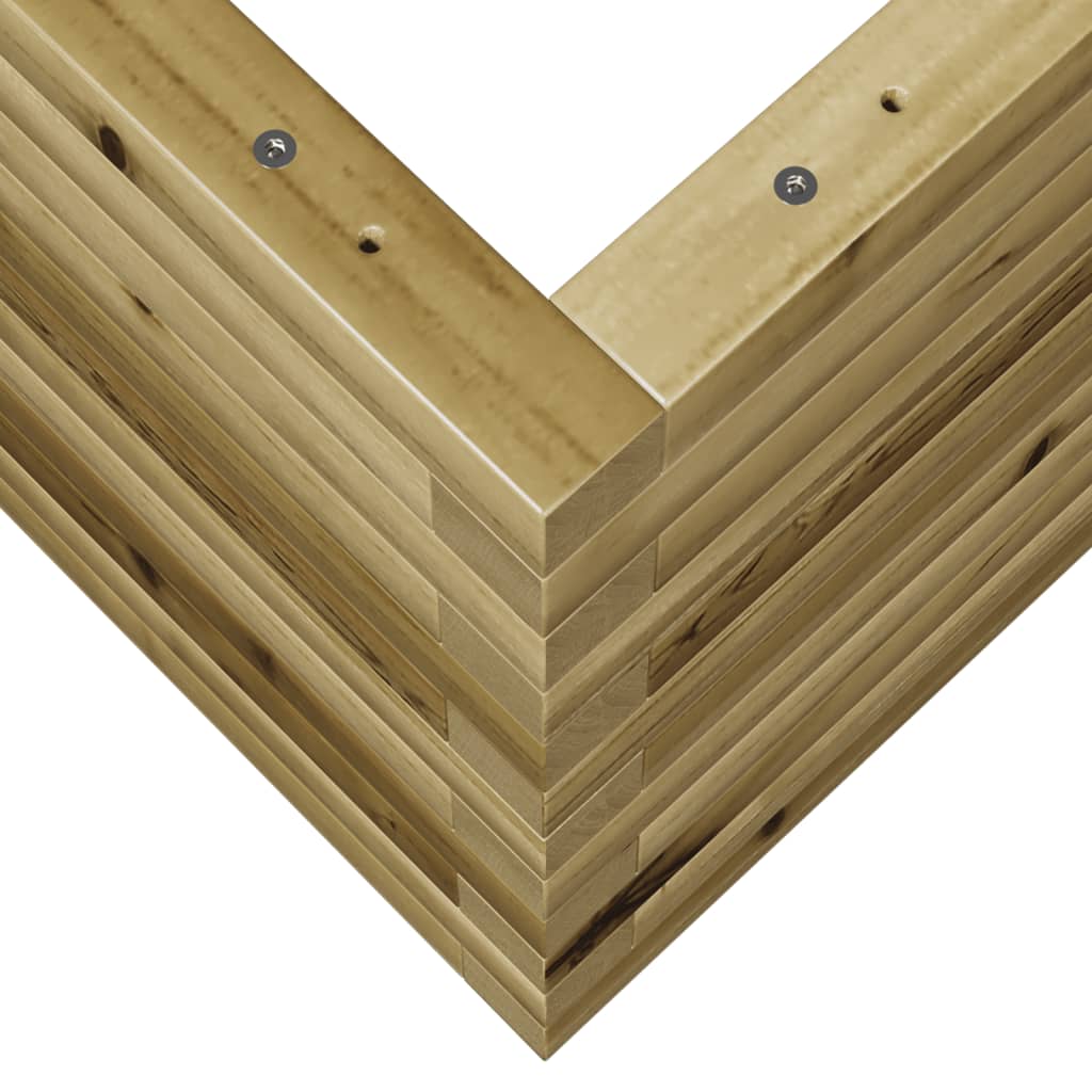 Sodo lovelis, 90x60x45,5cm, impregnuota pušies mediena Sodo lovelis, 90x60x45,5cm, impregnuota pušies mediena - Image 8