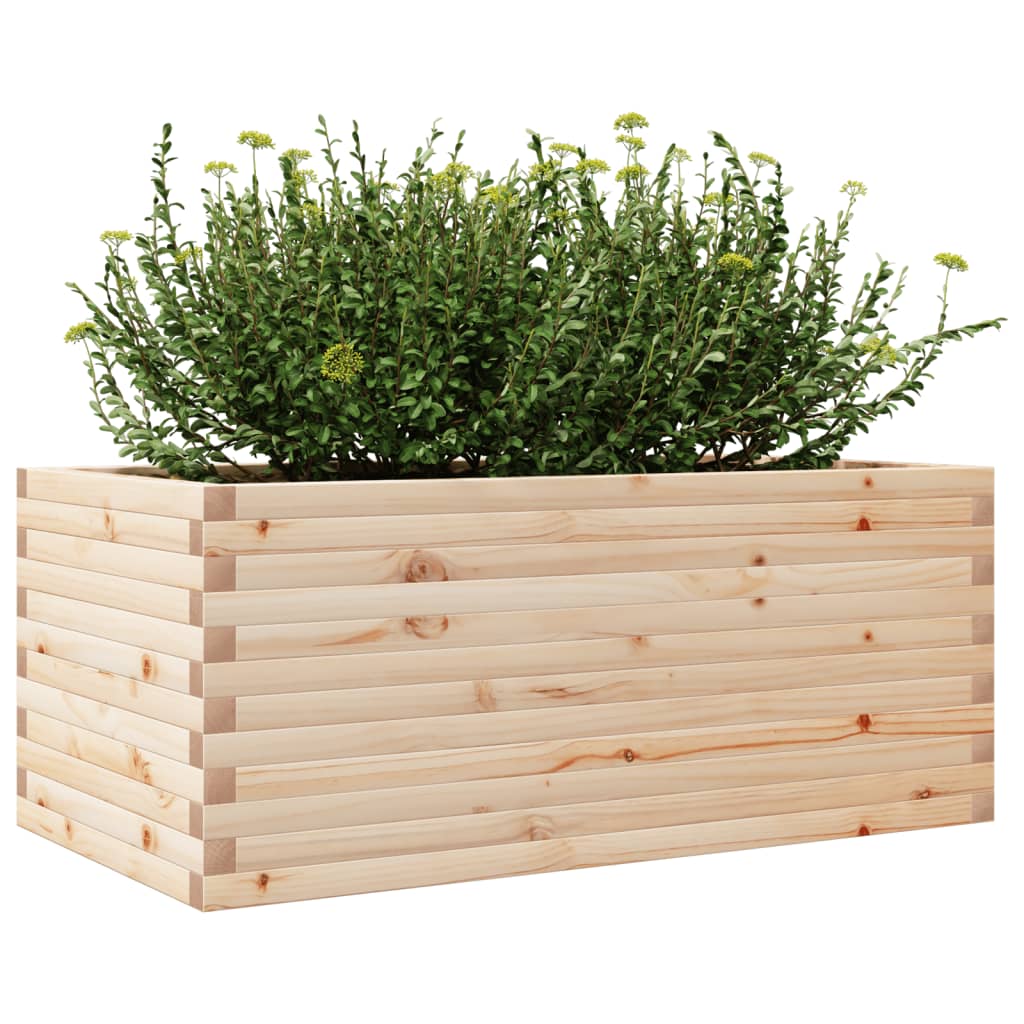 Sodo lovelis, 110x60x45,5cm, pušies medienos masyvas Sodo lovelis, 110x60x45,5cm, pušies medienos masyvas - Image 4