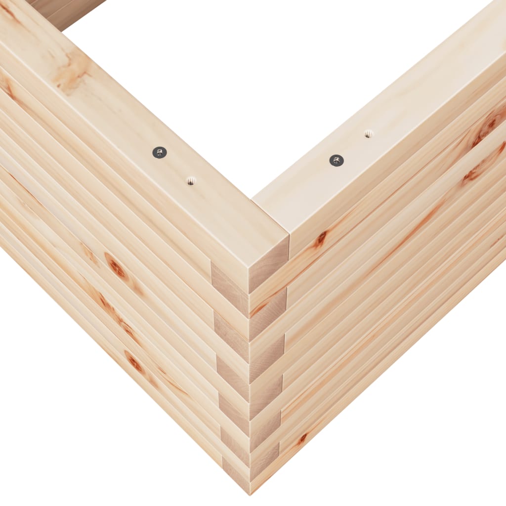 Sodo lovelis, 110x60x45,5cm, pušies medienos masyvas Sodo lovelis, 110x60x45,5cm, pušies medienos masyvas - Image 8