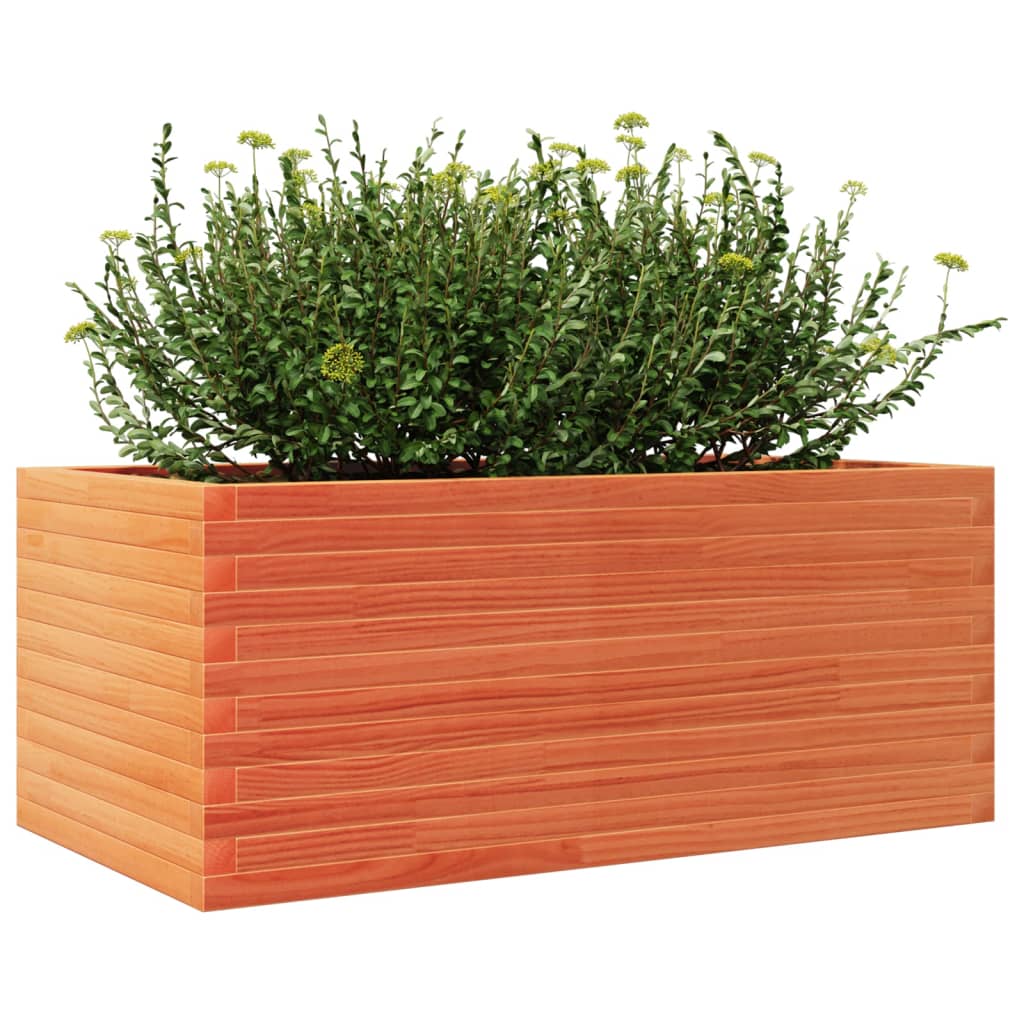 Sodo lovelis, vaško rudas, 110x60x45,5cm, pušies masyvas Sodo lovelis, vaško rudas, 110x60x45,5cm, pušies masyvas - Image 4
