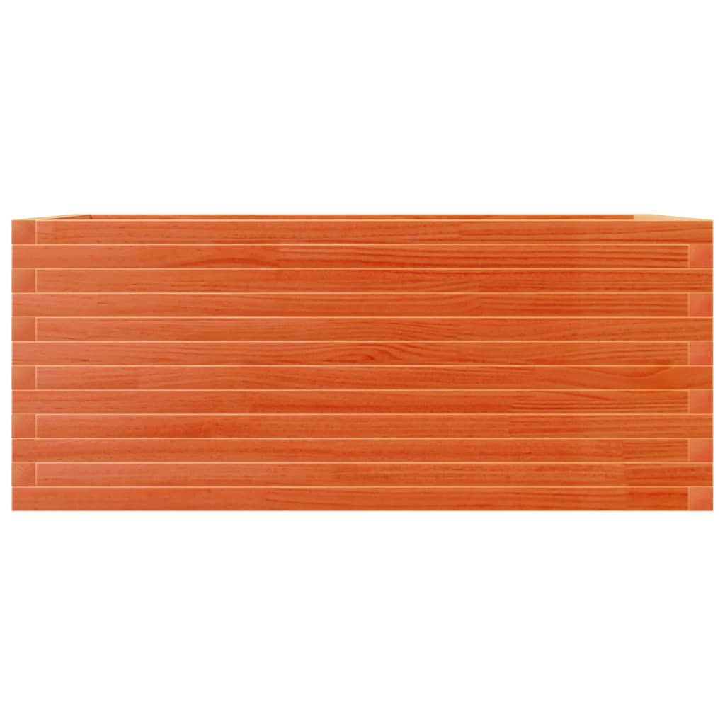 Sodo lovelis, vaško rudas, 110x60x45,5cm, pušies masyvas Sodo lovelis, vaško rudas, 110x60x45,5cm, pušies masyvas - Image 5