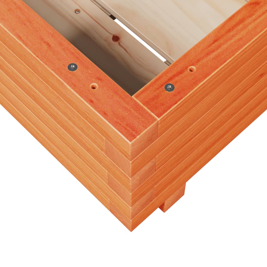Sodo lovelis, vaško rudas, 40x40x26,5cm, pušies masyvas Sodo lovelis, vaško rudas, 40x40x26,5cm, pušies masyvas - Image 8