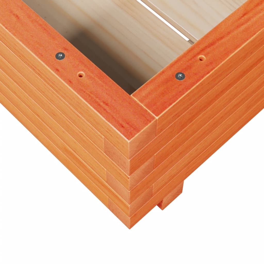 Sodo lovelis, vaško rudas, 50x50x26,5cm, pušies masyvas Sodo lovelis, vaško rudas, 50x50x26,5cm, pušies masyvas - Image 8
