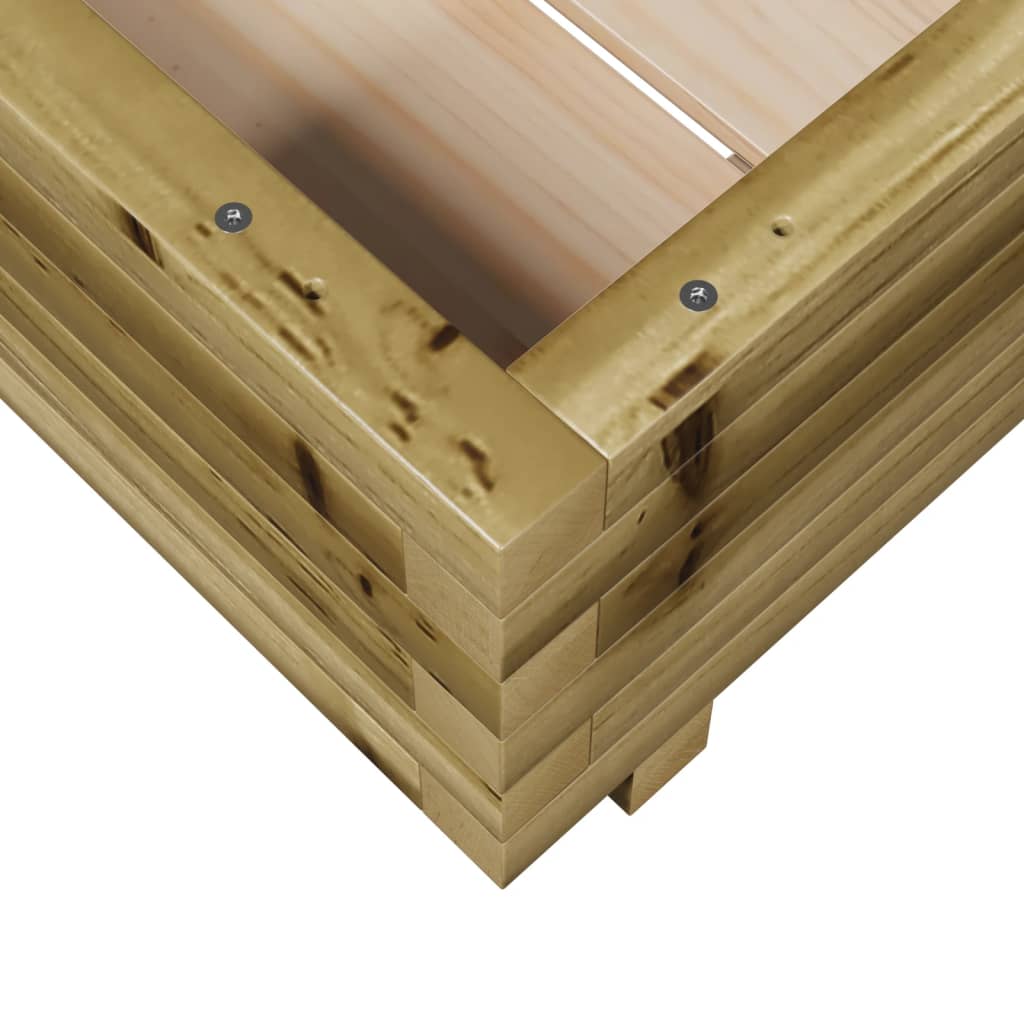 Sodo lovelis, 50x50x26,5cm, impregnuota pušies mediena Sodo lovelis, 50x50x26,5cm, impregnuota pušies mediena - Image 8