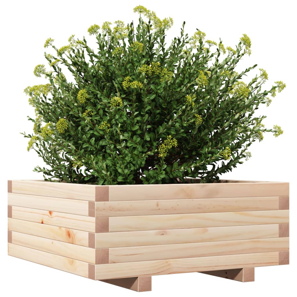 Sodo lovelis, 60x60x26,5cm, pušies medienos masyvas Sodo lovelis, 60x60x26,5cm, pušies medienos masyvas - Image 4