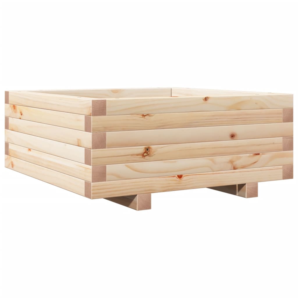 Sodo lovelis, 60x60x26,5cm, pušies medienos masyvas Sodo lovelis, 60x60x26,5cm, pušies medienos masyvas - Image 7
