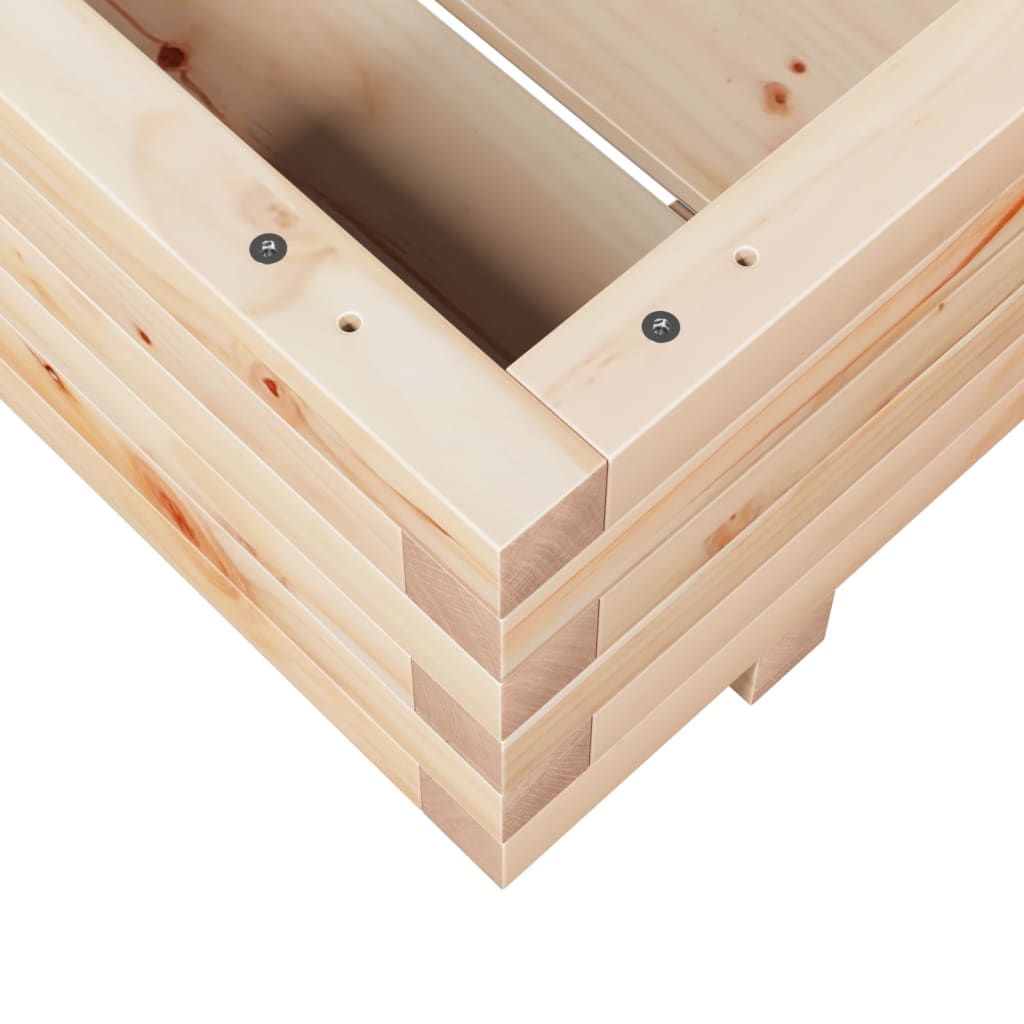 Sodo lovelis, 60x60x26,5cm, pušies medienos masyvas Sodo lovelis, 60x60x26,5cm, pušies medienos masyvas - Image 8