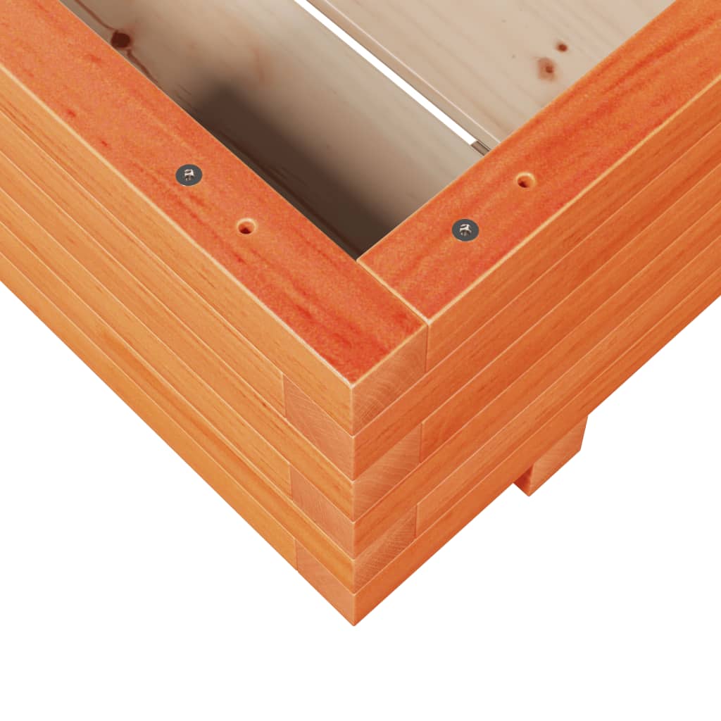 Sodo lovelis, vaško rudas, 60x60x26,5cm, pušies masyvas Sodo lovelis, vaško rudas, 60x60x26,5cm, pušies masyvas - Image 8