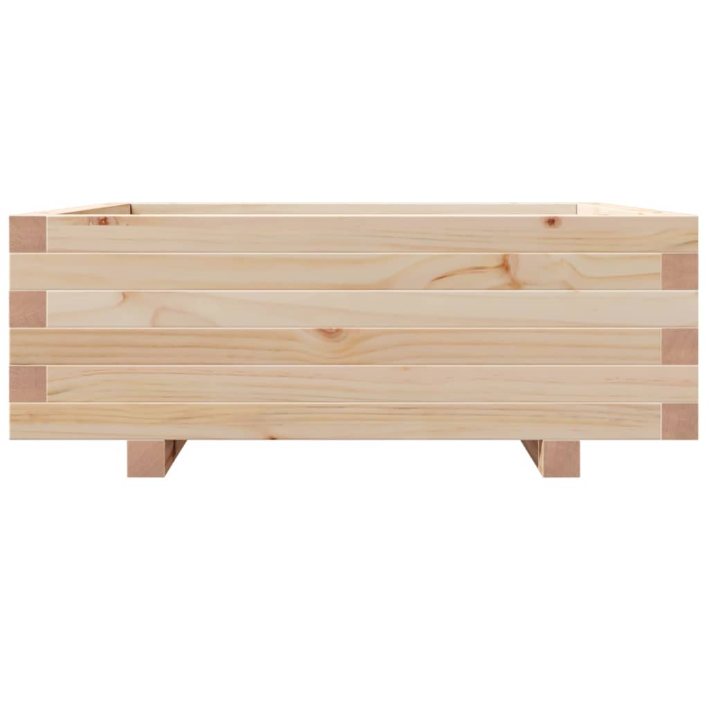 Sodo lovelis, 70x70x26,5cm, pušies medienos masyvas Sodo lovelis, 70x70x26,5cm, pušies medienos masyvas - Image 5