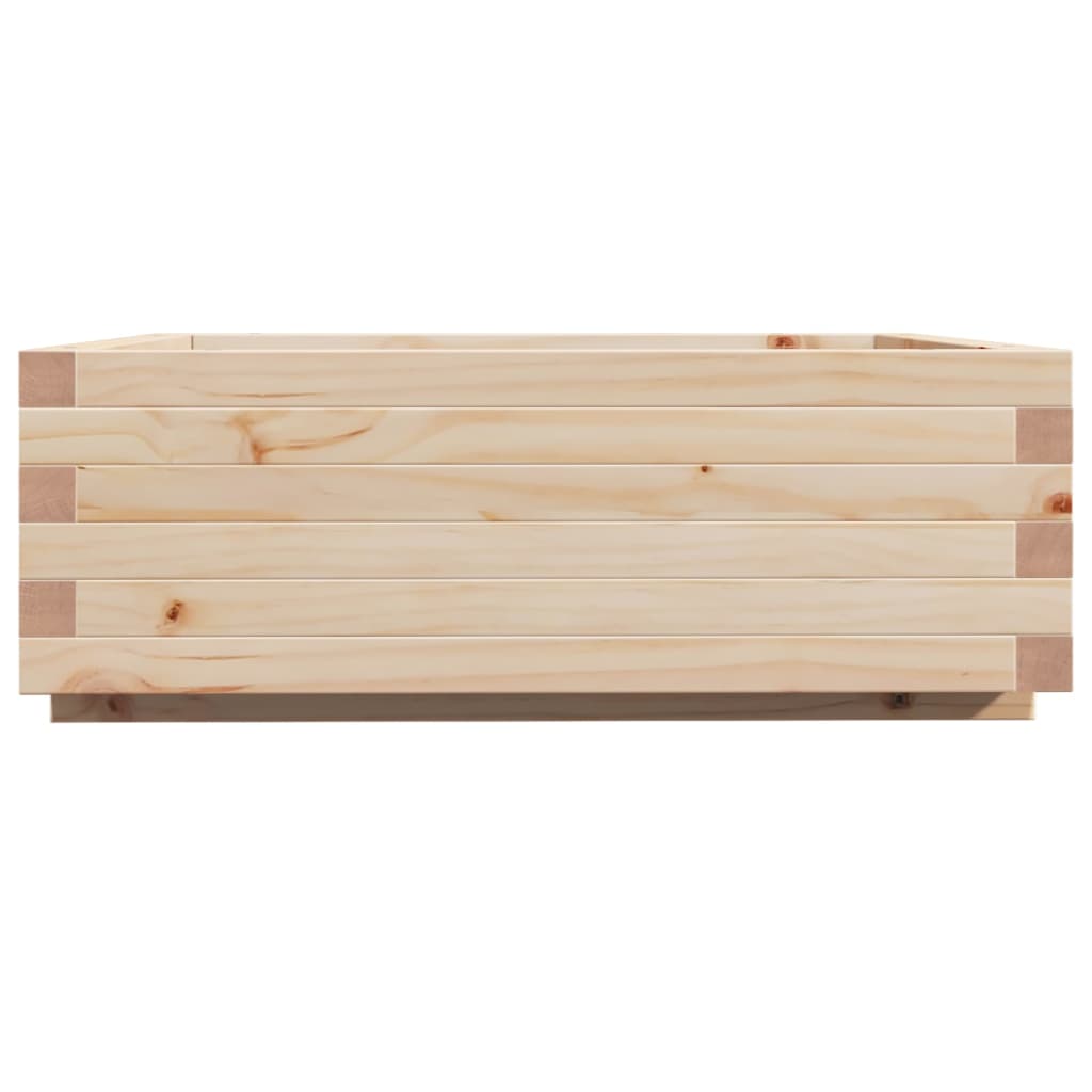 Sodo lovelis, 70x70x26,5cm, pušies medienos masyvas Sodo lovelis, 70x70x26,5cm, pušies medienos masyvas - Image 6