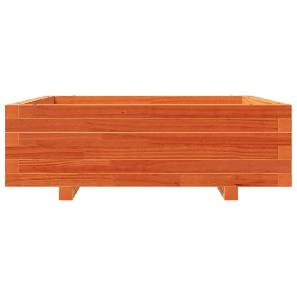 Sodo lovelis, vaško rudas, 80x80x26,5cm, pušies masyvas Sodo lovelis, vaško rudas, 80x80x26,5cm, pušies masyvas - Image 5